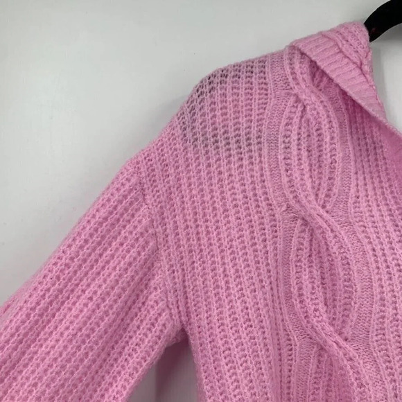 Kikit Women's Knit V-Neck Long Sleeve Hoodie Size M NWT - Picture 3 of 9